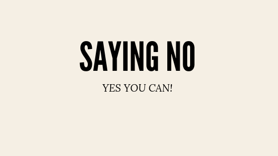 Say NO!